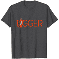 thumbnail image 1 of Winnie the Pooh Tigger Classic Lettering Unisex Softstyle T-Shirt for Men Women Kids,Dark Heather Grey Color,Size M, 1 of 5