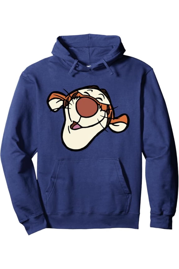 Winnie the Pooh Tigger Happy Big Face Pullover Hoodie for Men Women Kids