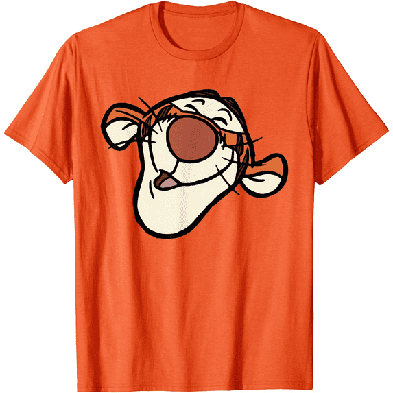 Winnie the Pooh Tigger Happy Big Face Unisex Softstyle T-Shirt for Men Women Kids