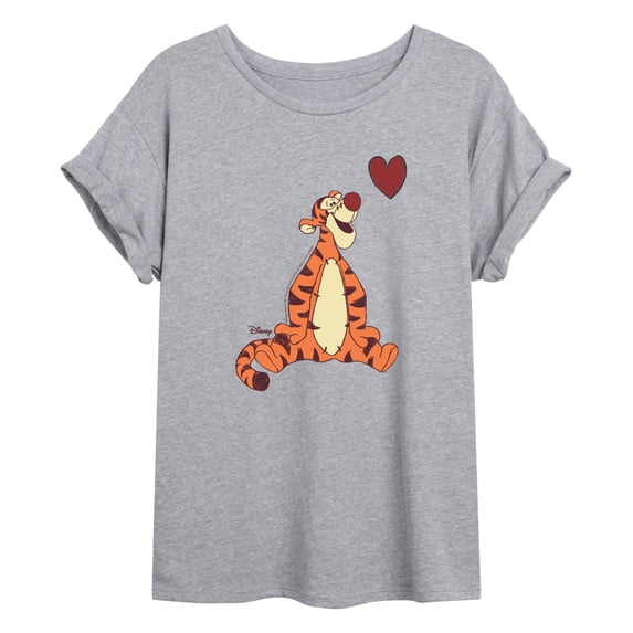 Winnie the Pooh - Tigger Heart Relaxed Fit T-Shirt