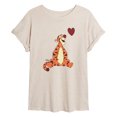 thumbnail image 1 of Winnie the Pooh - Tigger Heart Oversized Graphic T-Shirt, 1 of 5