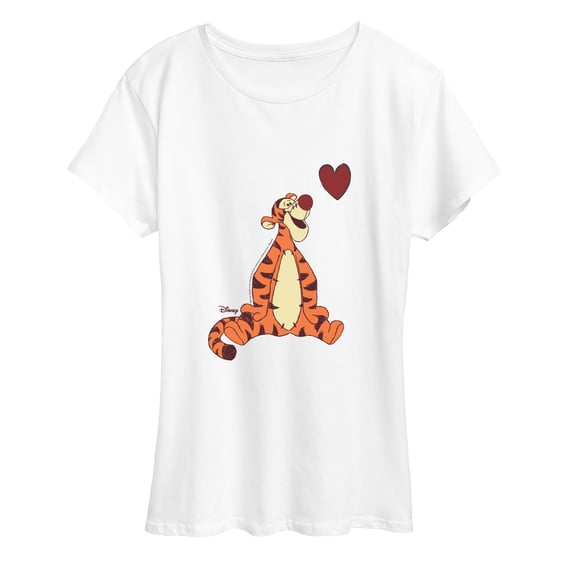 Winnie the Pooh - Tigger Heart Short Sleeve Graphic T-Shirt