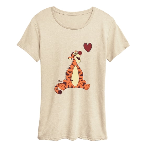 Winnie the Pooh - Tigger Heart Short Sleeve Graphic T-Shirt