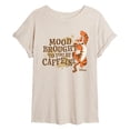 thumbnail image 1 of Winnie the Pooh - Tigger Mood Brought to You by Caffeine - Juniors Oversized Graphic T-Shirt, 1 of 5