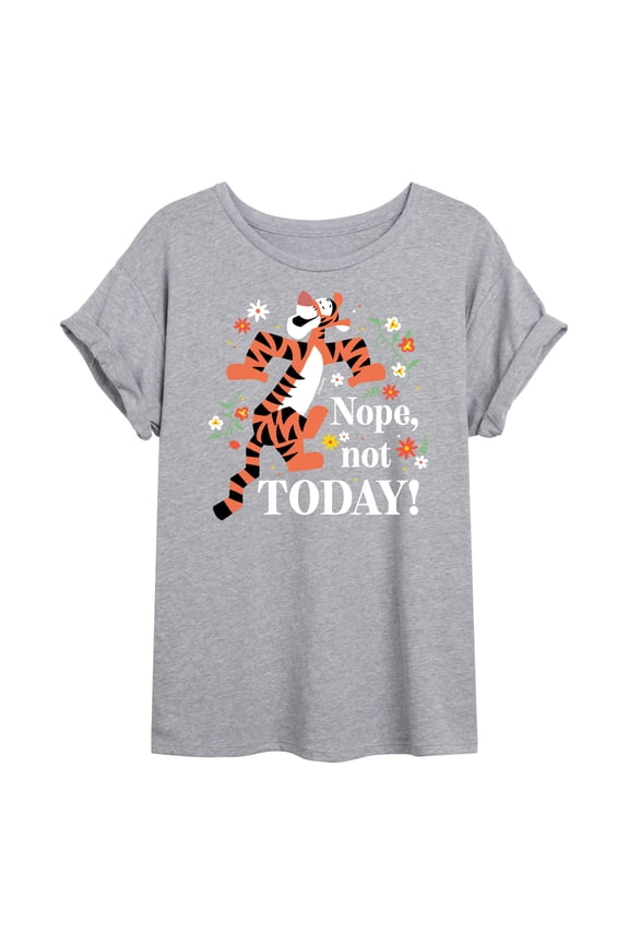 - Tigger - Nope, Not Today - Women's Oversized T-Shirt