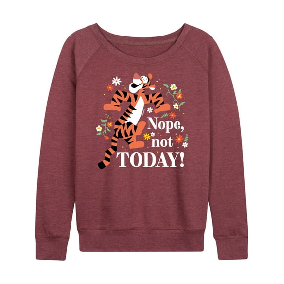 Winnie the Pooh - Tigger - Nope, Not Today - Women's Lightweight French Terry Long Sleeve Shirt