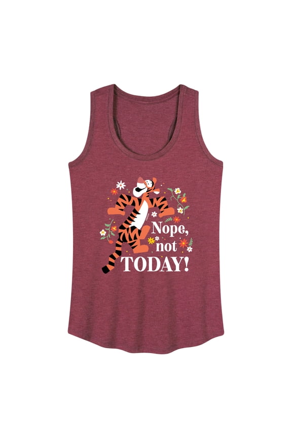 - Tigger - Nope, Not Today - Women's Racerback Tank Top