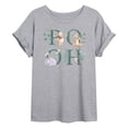 thumbnail image 1 of Winnie the Pooh - Tigger, Piglet, Eeyore - Flowers Blooming - Women's Oversized T-Shirt, 1 of 4