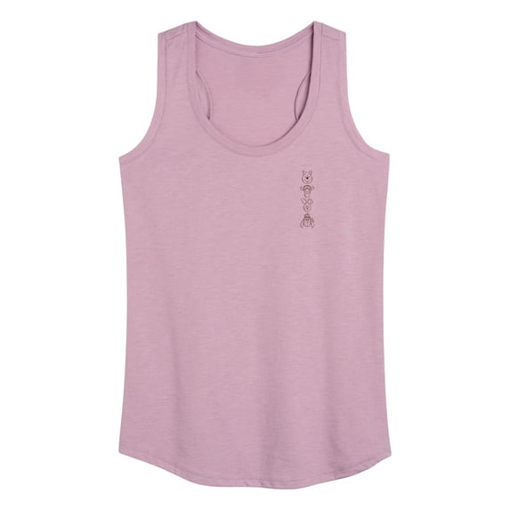 Winnie the Pooh - Tigger, Pooh Bear, Piglet, and Eeyore - Women's Racerback Tank Top