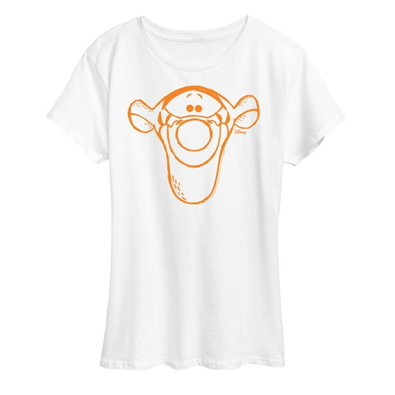 Winnie the Pooh - Tigger Sketch - Women's Short Sleeve Graphic T-Shirt