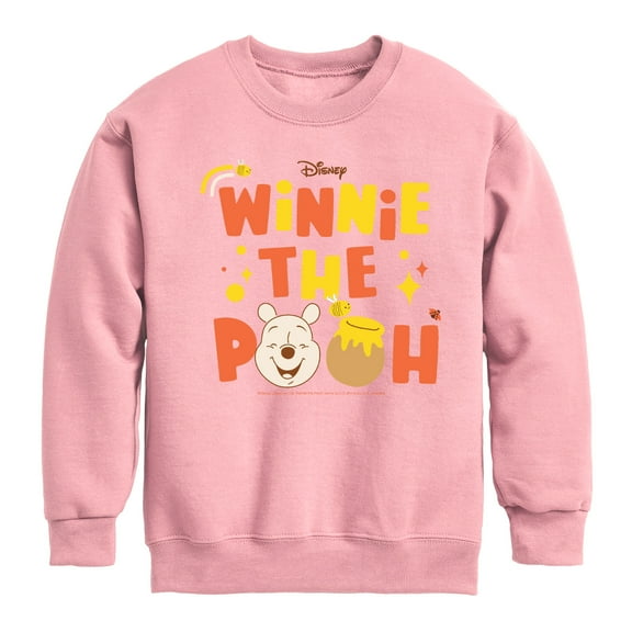 Winnie the Pooh - Toddler And Youth Crewneck Fleece Sweatshirt