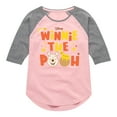 thumbnail image 1 of Winnie the Pooh - Toddler And Youth Girls Raglan Graphic T-Shirt, 1 of 4