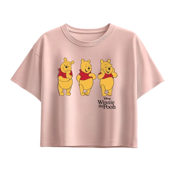 Winnie the Pooh - Triple Pooh - Youth Girls Boxy T-Shirt