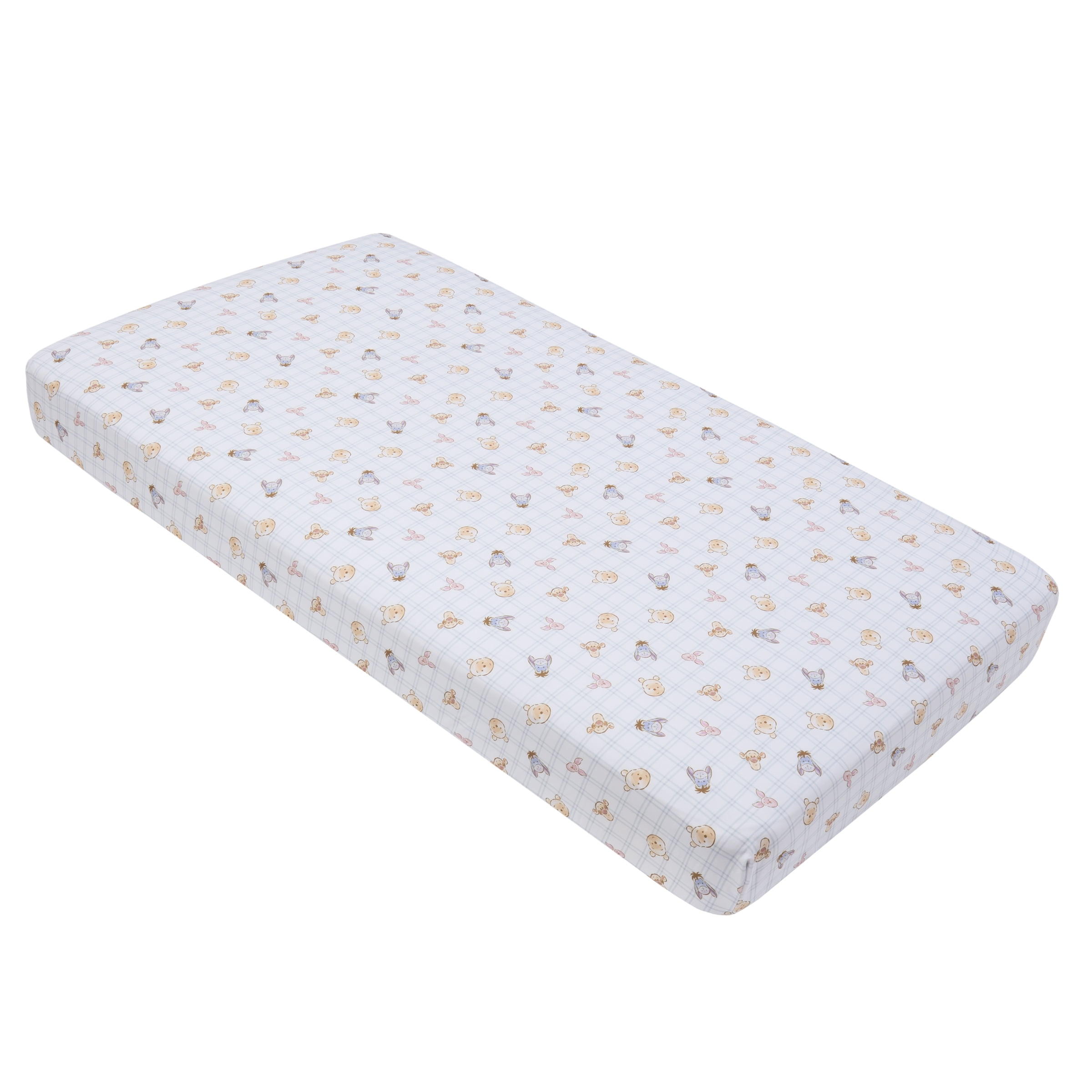 Winnie the Pooh Warm Wishes Fitted Crib Sheet, Unisex Infant