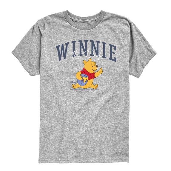 Winnie the Pooh - Winnie Eating Honey - Youth Boys Short Sleeve Graphic T-Shirt
