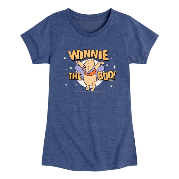 Winnie the Pooh - Winnie The Boo - Toddler Girls Fitted Short Sleeve T-Shirt