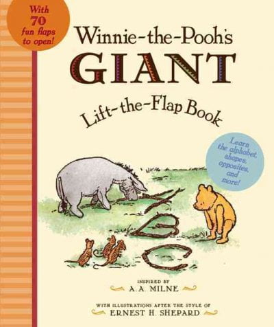 Winnie-the-Pooh: Winnie the Poohs Giant Lift the-Flap (Board book) - Walmart.com