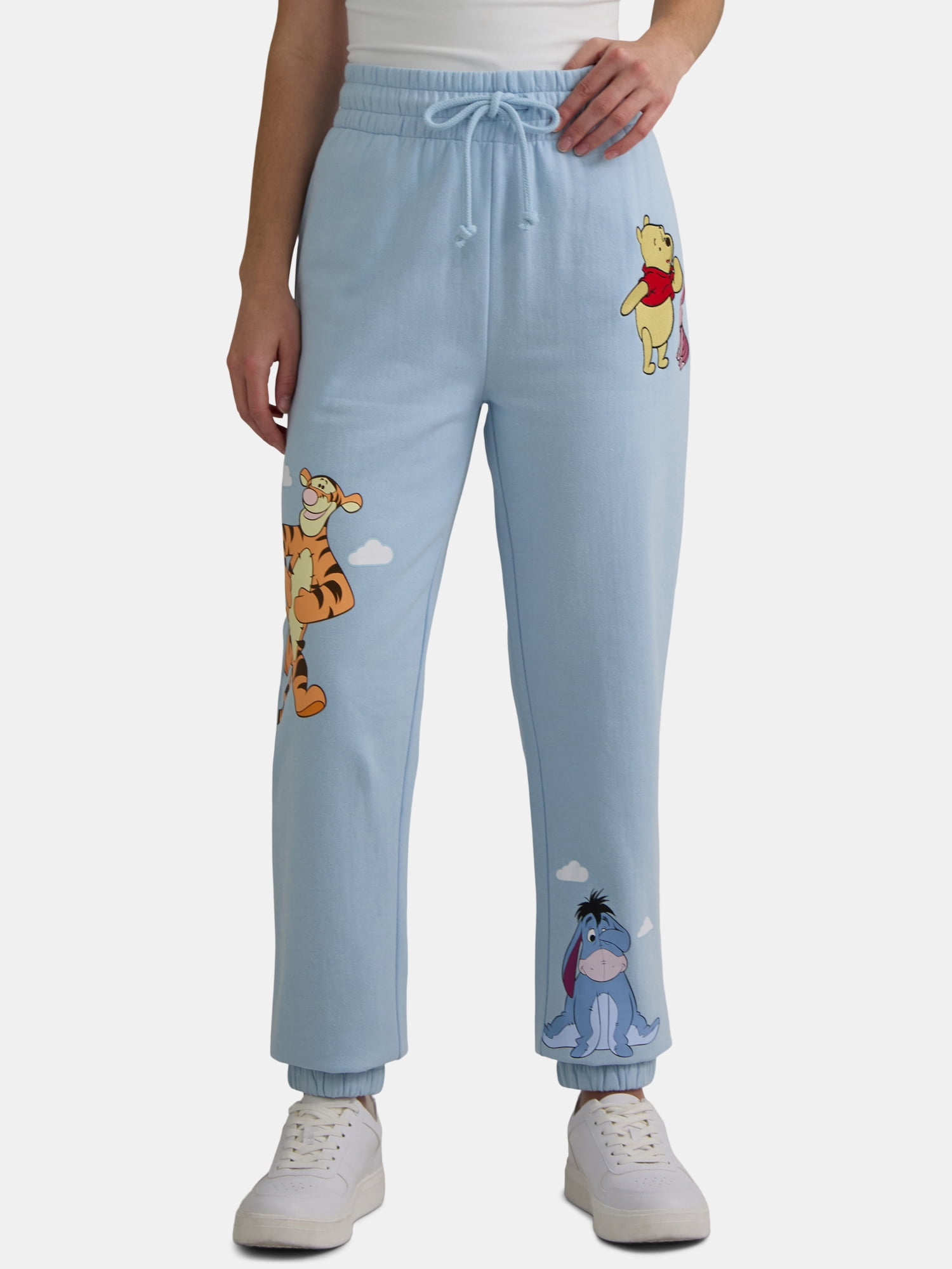 Disney - panna Disney Women's Christmas Stitch Graphic Jogger Pants, Sizes