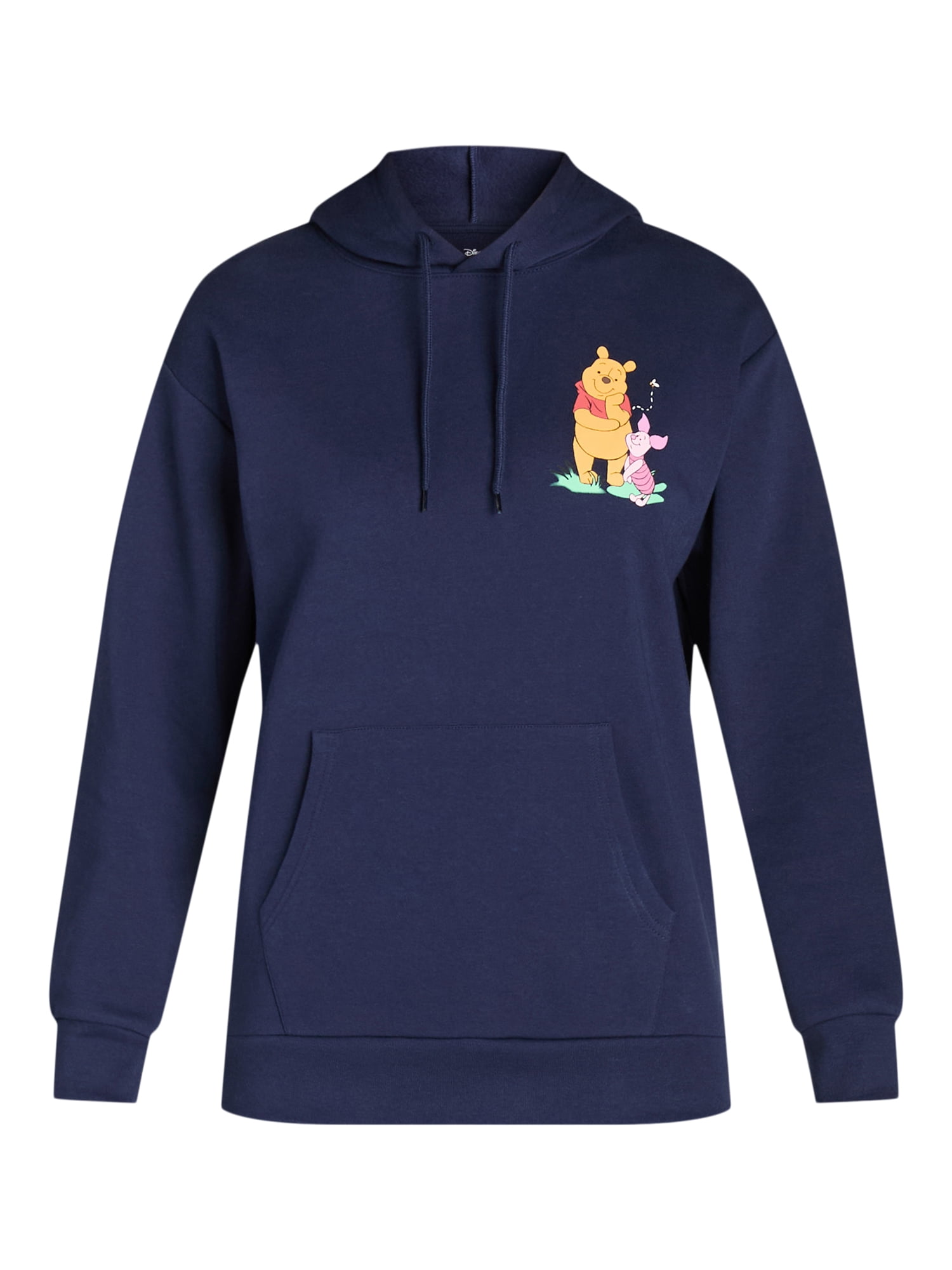 Winnie the Pooh Women's Front Back Graphic Hoodie Sweatshirt, Sizes XXS ...