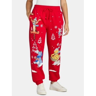 Winnie the Pooh Women's Graphic Joggers, 29" Inseam, Sizes XXS-XXL