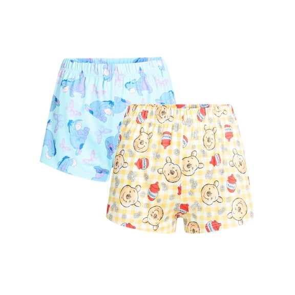 Winnie The Pooh Women's Sleep Shorts, 2-Pack, Sizes XS-3X