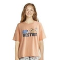 thumbnail image 1 of Winnie the Pooh Women's and Women’s Plus Oversized Tee and Pants Pajama Set, 2-Piece, Sizes XS-3X, 1 of 5
