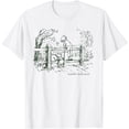 thumbnail image 1 of Winnie the Pooh and Christopher Robin T-Shirt for Men Women, White Color, Size L, 1 of 1
