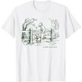 thumbnail image 1 of Winnie the Pooh and Christopher Robin Unisex Softstyle T-Shirt for Men Women Kids,White Color,Size YL, 1 of 5
