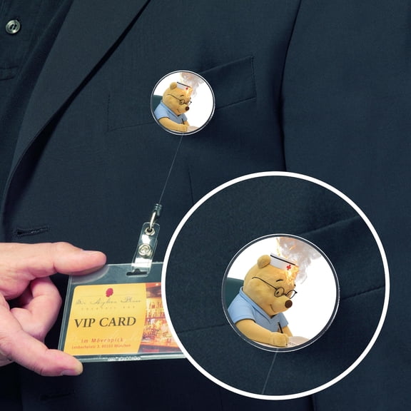 Winnie the Pooh meme Badge Reel,Badge Reel,Frozen Badge Reel,meme ID Clip, Nurse ID Holder, funny RN Key Card G5SP20
