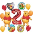 thumbnail image 1 of Winnie the Pooh party supplies 2nd Birthday Pooh and Friends Balloon Bouquet Decorations., 1 of 7