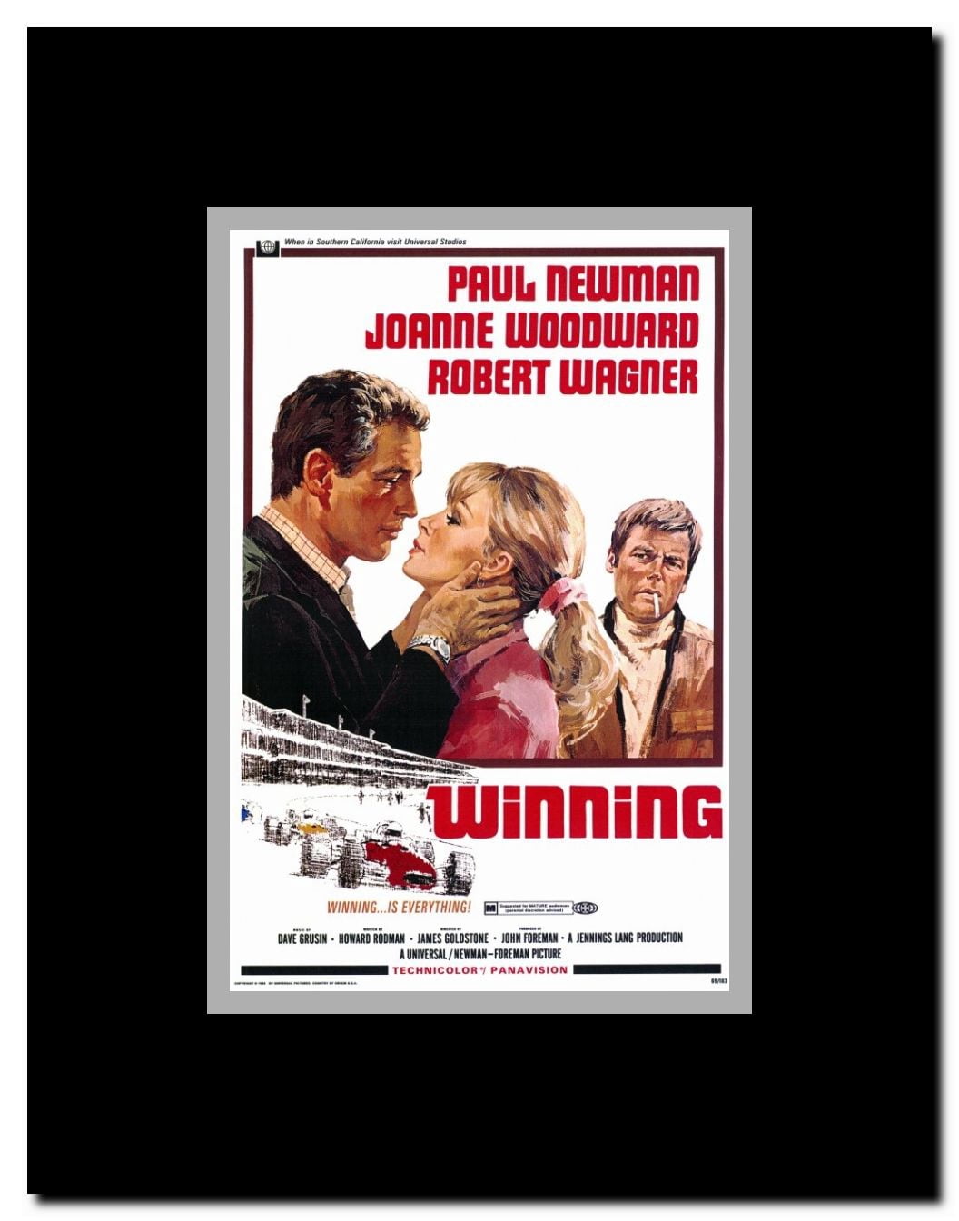 Winning Framed Movie Poster