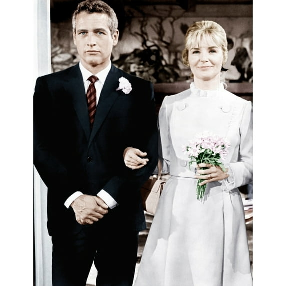 Winning From Left: Paul Newman Joanne Woodward 1969 Photo Print (16 x 20)