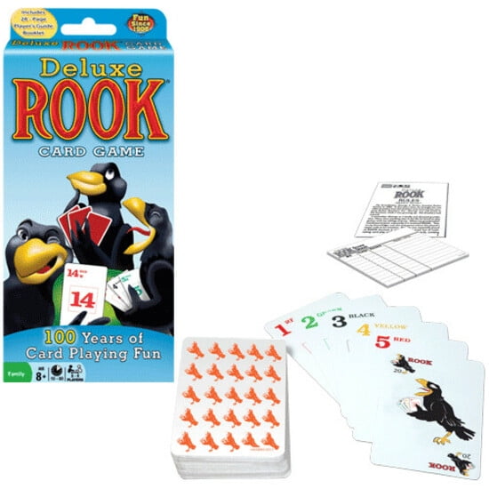 Winning Moves Rook Deluxe Card Game with 80-Page Book + 20+ Variations ...