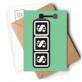 thumbnail image 1 of Winning Slot Machine Illustration Pattern Postcards Envelopes Blank Note Cards Mailing, 1 of 4