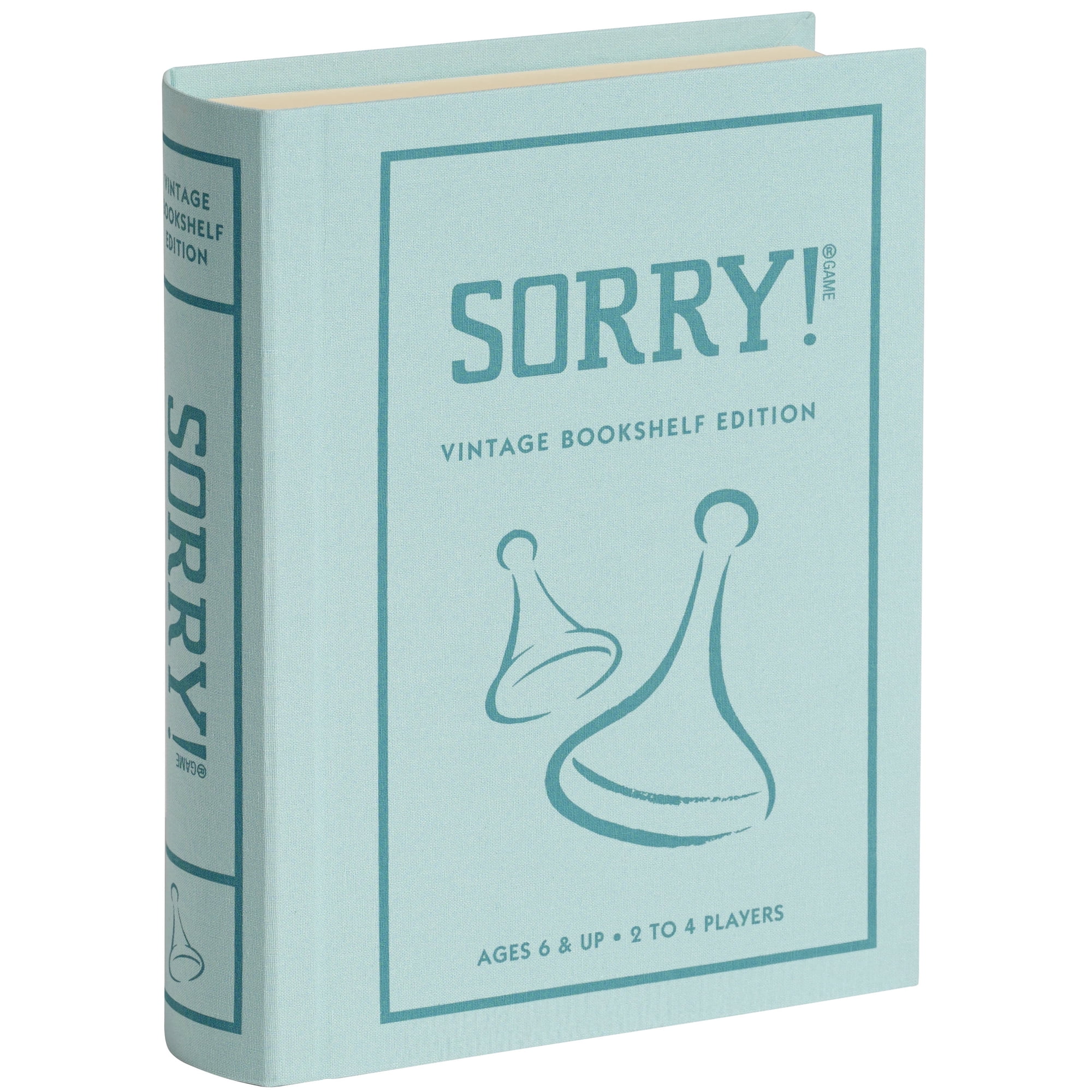 WS Game Company Sorry! Vintage Bookshelf Edition Board Game, Ages 6+