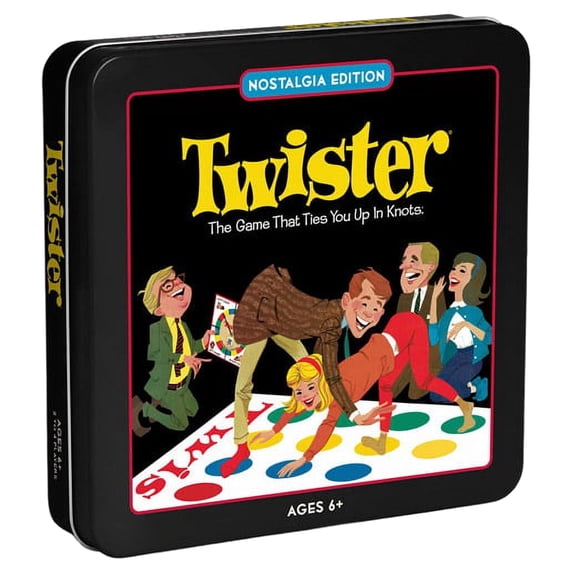 WS Game Company Twister Nostalgia Edition Party Game in Collectible Tin