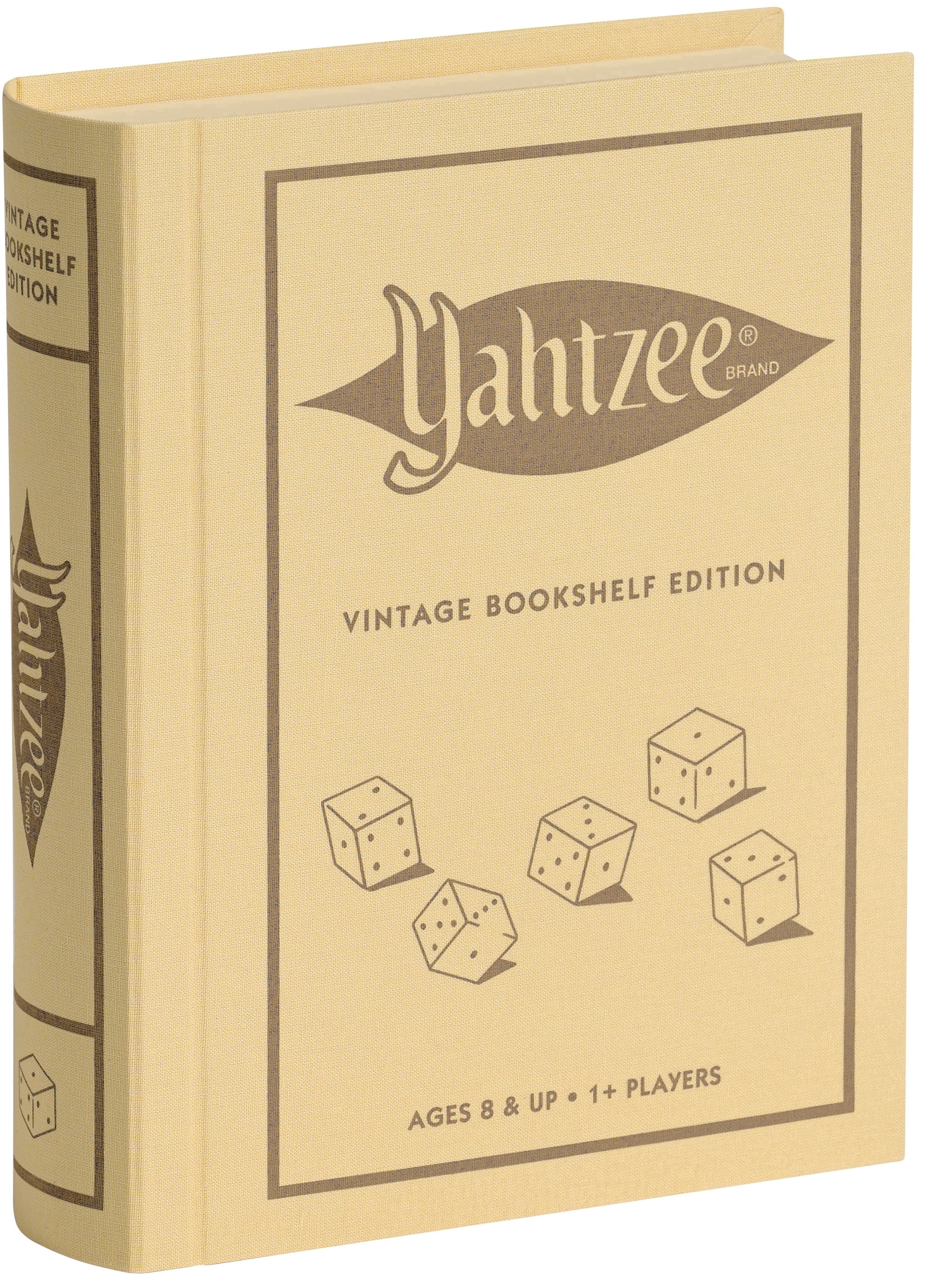 WS Game Company Yahtzee Vintage Bookshelf Edition | Classic Dice Game