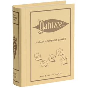 WS Game Company Yahtzee Vintage Bookshelf Edition | Classic Dice Game