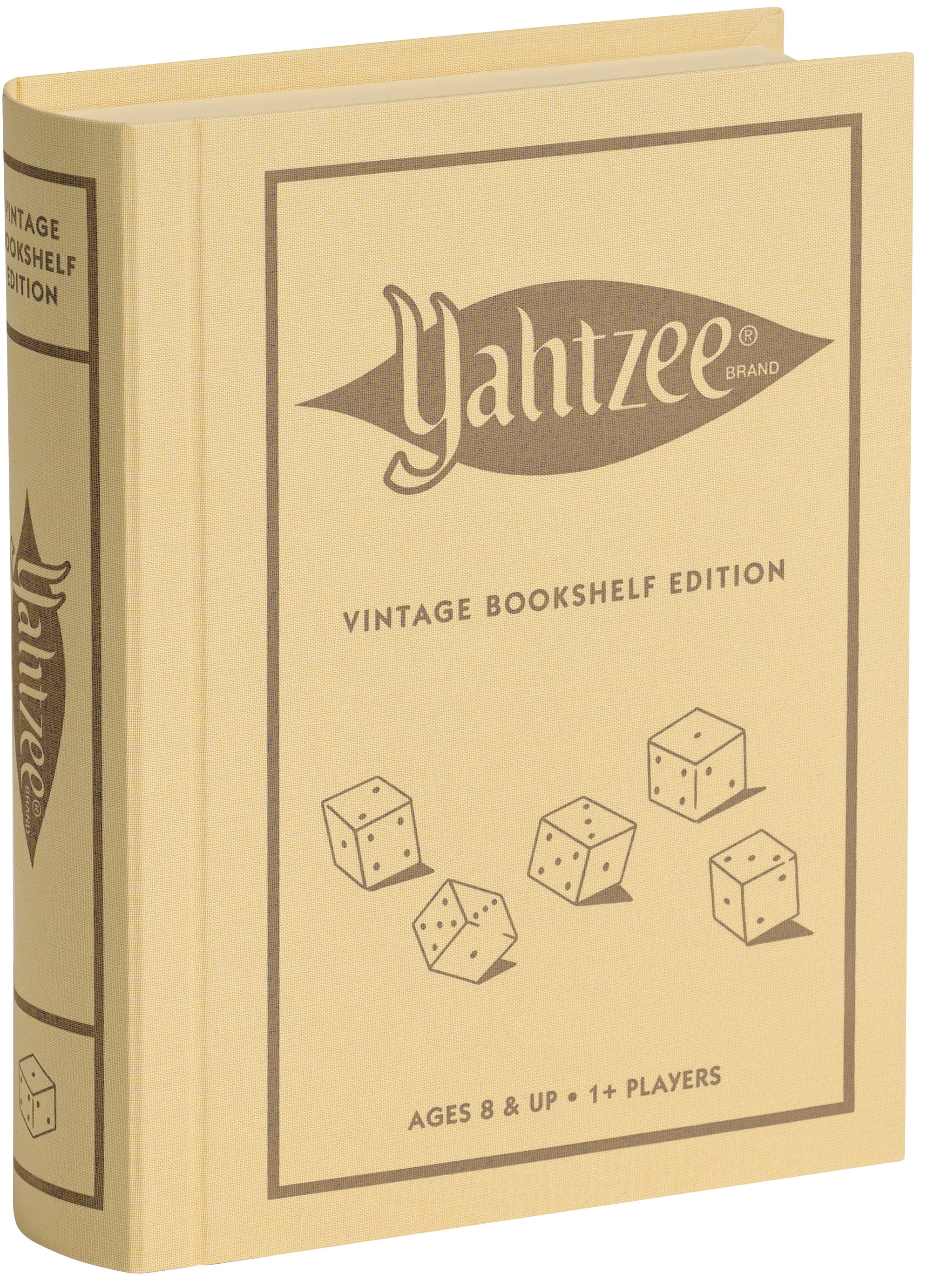 WS Game Company Yahtzee Vintage Bookshelf Edition | Classic Dice Game