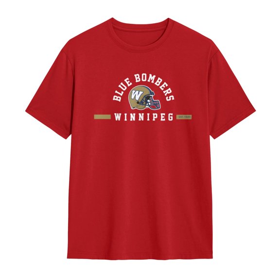 Winnipeg Blue Bombers T-Shirt Casual Tee Shirts For Men