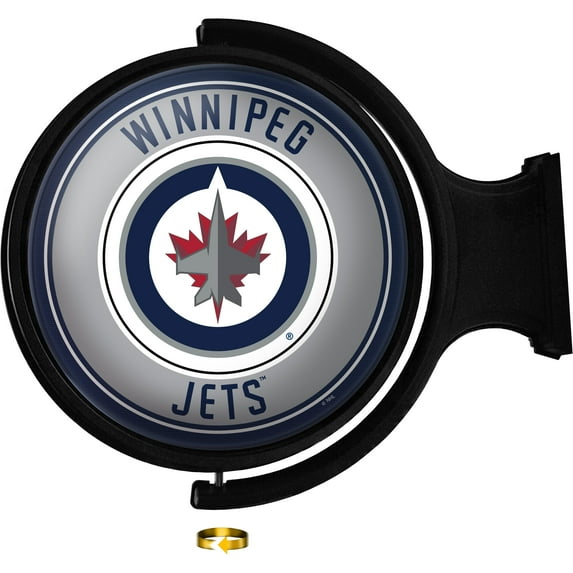 Winnipeg Jets 23'' x 21'' Team Illuminated Rotating Wall Sign