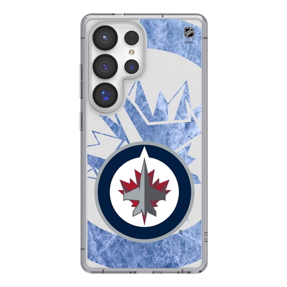 Winnipeg Jets Galaxy Clear Ice Case
