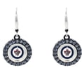 thumbnail image 1 of Winnipeg Jets Hockey Puck Earrings, 1 of 2