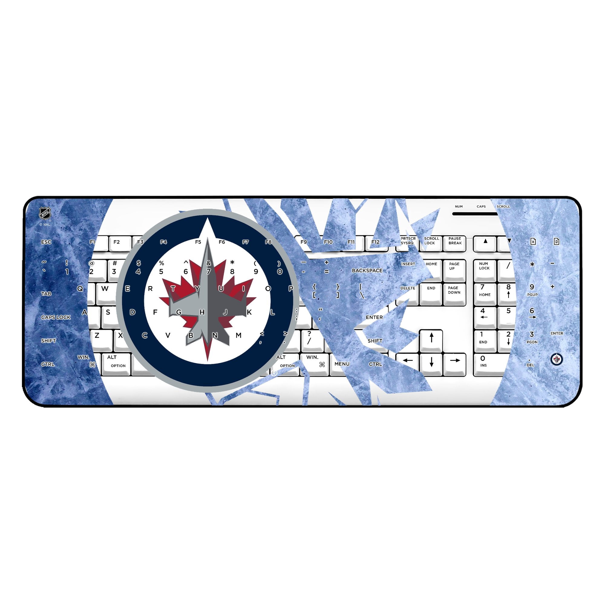 Colts Keyboard Winnipeg Jets Ice Tilt Wireless Keyboard - Walmart.com