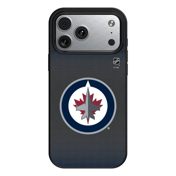 Winnipeg Jets Linen Logo iPhone Magnetic Bump Case