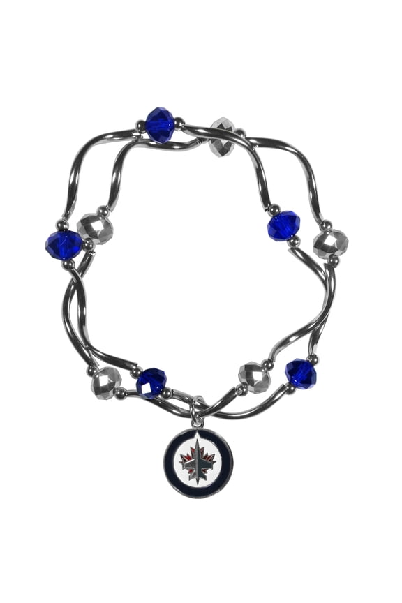 Winnipeg Jets Stretch Bead Bracelet