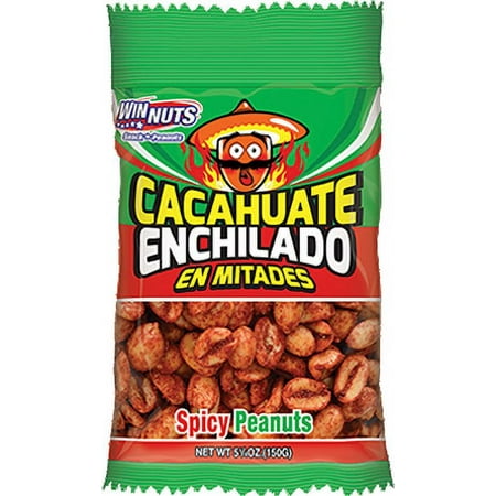 Winnuts Spicy Peanuts, 5 oz, 12 Count