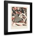 thumbnail image 1 of Winold Reiss 11x14 Black Modern Framed Museum Art Print Titled - Drawing in Two Colors (1915), 1 of 5