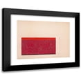 thumbnail image 1 of Winold Reiss 14x11 Black Modern Framed Museum Art Print Titled - Design for Unidentified Restaurant, Possibly Dunhall's Restaurant, New York, Ny.) (Mural of Masks and Dancing Figures (‘Wall, 1 of 5