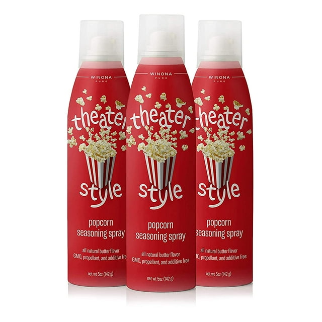 Winona Pure Popcorn Butter, Theater Style 5 Ounce (3Pack